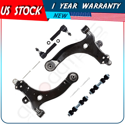 #ad For 1997 2005 Buick Century 6Pcs Lower Control Arm Ball Joint Outer Tie Rod End $76.28