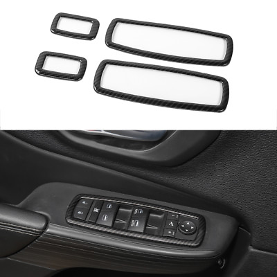 #ad Car Inner Window Button Decor Frame fits Cherokee Grand Cherokee Durango Journey $18.59