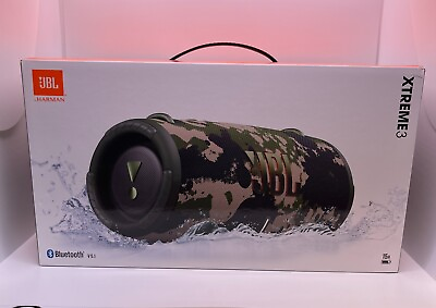#ad JBL Xtreme 3 Portable Bluetooth Speaker 15 Hours of Playtime IP67 Camouflage $222.21