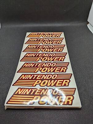 #ad Vintage Nintendo Power Decal Stickers #x27;90s 2000 $4.49