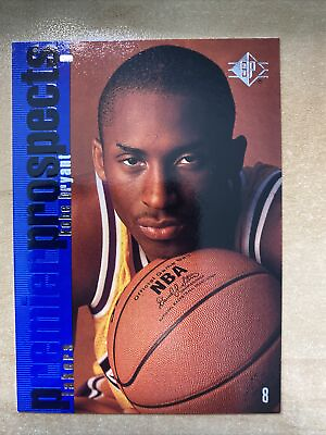#ad KOBE BRYANT 1996 1997 Rookie Prospects Upper Deck Premier RC CARD #134 SP $50.00