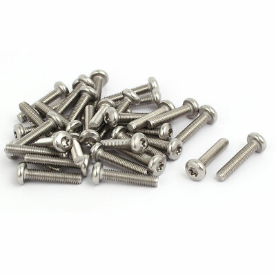 #ad M5x25mm 304 Stainless Steel Button Head Torx Socket Cap Screws Fasteners 35pcs AU $18.38