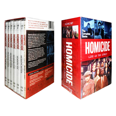 #ad Homicide: Life on the Street The Complete Series Season 1 7 DVD 35 Disc Set New $48.37
