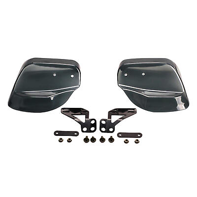 #ad 1 Pair Motorcycle Handguards Wind Deflector Decorative Protector Shield W Tools $34.01