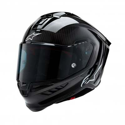 #ad Alpinestars S R10 Motorcycle Helmet Black Carbon Matt amp; Gloss GBP 849.99