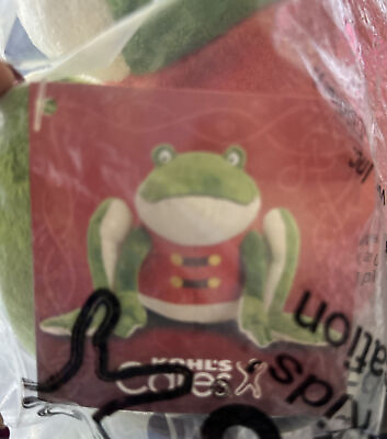 #ad Kohl#x27;s Cares William the Curious Knight Frog Red Jacket 10quot; 2012 New In Bag $19.99