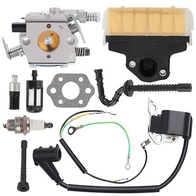 For STIHL MS250 MS210 MS230 021 023 Chainsaw Carburetor Ignition Coil Air filter $23.19
