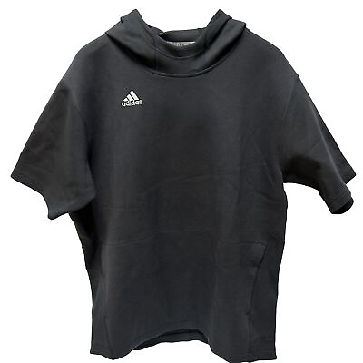 #ad Adidas hoodie Men#x27;s Blue or Black sweatshirt pocket ICON SS sport size S 3XL NEW $44.95