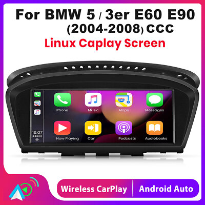 #ad Android Auto Carplay Car Stereo Radio GPS Player For BMW 5 3 Series E60 E90 CCC $279.99
