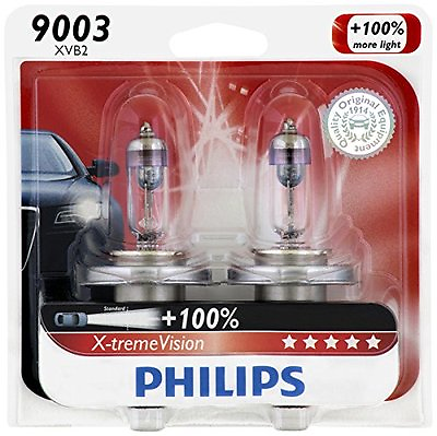 #ad 2 Philips 9003 H4 White Super Bright Upgrade Light Bulb Hologen Headlight 67 60W $41.98