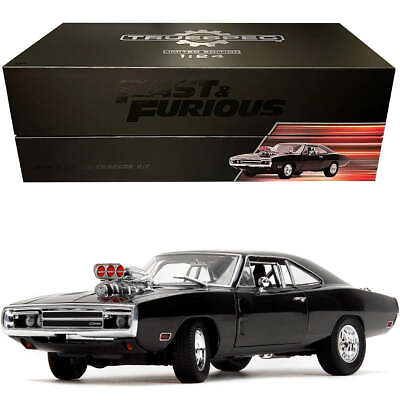 #ad *Preorder* Fast and Furious TrueSpec Dom 1970 Dodge Charger R T 1:24 Die Cast $58.49