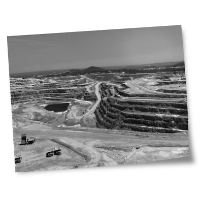 #ad 8x10quot; Prints No frames BW Copper Mine Atalaya Spain #39018 GBP 4.99