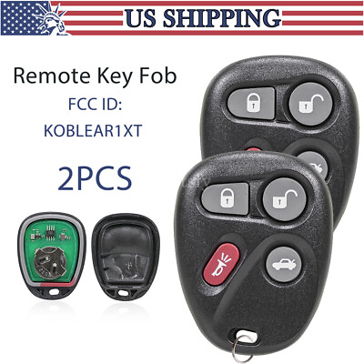 #ad 2 For 2001 2002 2003 2004 005 Buick Lesabre Keyless Entry Remote Control Key Fob $14.39