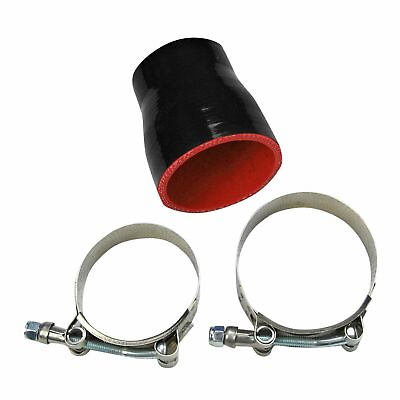 #ad 2quot; to 3quot; Silicone Reducer Coupler Turbo Hose Pipe 51 76mm with 2x T Bolt Clamps $8.50