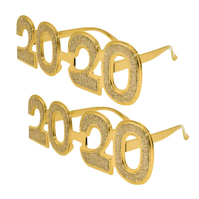 #ad 2020 Glasses Frames 2020 Eye Wear 2020 Party Glasses New Year Party Favors $9.74