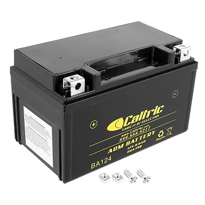 Caltric AGM Battery for Yamaha R6 YFZ R6 YFZR6 YZFR6 YZF R6 2006 2016 $32.85