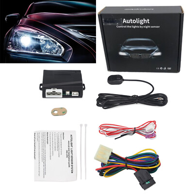 #ad 9 16V DC Universal Car Automatic Headlight Sensor Control Modification System $28.95