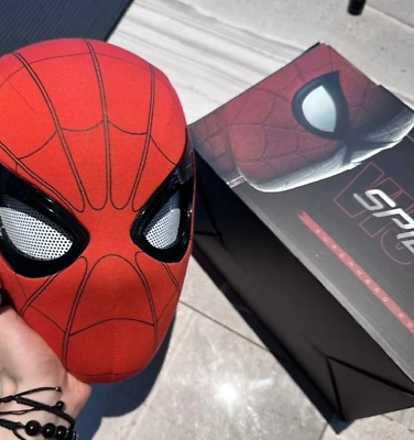 #ad Spider Man Mask Moving Arachnid Eyes Chin Control Eyes Helmet Masks Props Gift $25.80