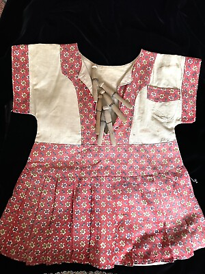 #ad Vintage 1940s clothes pin laundry bag dress $50.00