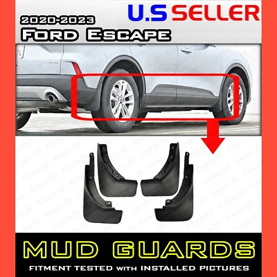 #ad MUD GUARDS for 20 21 22 23 Ford Escape Mudguards Splash Flaps $34.95