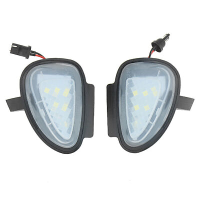 #ad 2x CAN bus White LED Under Side Mirror Puddle Lights Fit VW GTi Golf MK6 6 MKVI $12.58