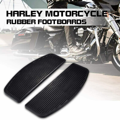 #ad Rubber Front Rider Insert Footboard For Harley Harley Davidson Touring Road King $27.05