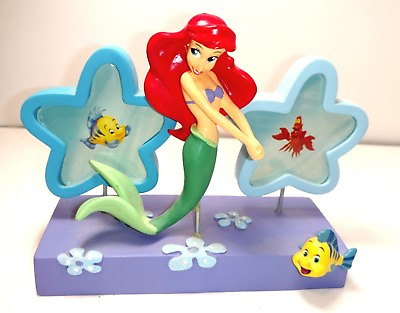 #ad Disney Little Mermaid Ariel Sebastian Flounder Figure. Rare And Cute Display $59.95