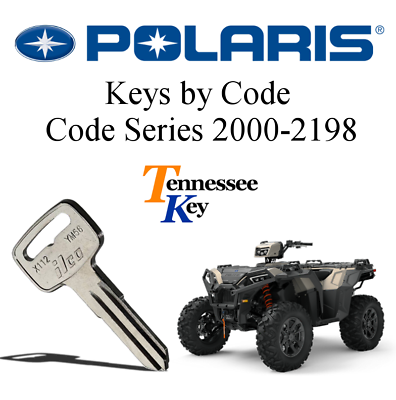 #ad Polaris Keys for ATV Ranger RZR Sportsman etc. Select Your Code 2000 2198 $8.99