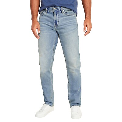 #ad Men#x27;s Flex Stretch Slim Straight Jeans Sizes 30 42 $16.97