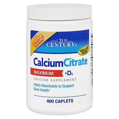 #ad #ad 21st Century Calcium Citrate D Caplets 400 Tabs By 21st Century $28.02