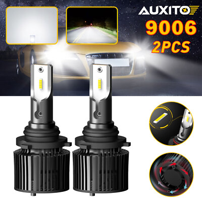 #ad AUXITO 9006 HB4 LED Headlight Bulbs High Low Beam Conversion 50W 6000K Plugamp;Play $19.94