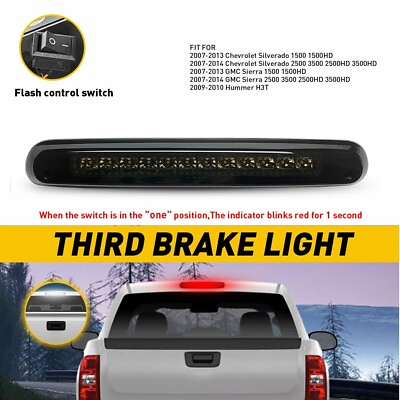 #ad LED Third 3rd Brake Fits Light 2007 13 Chevy Silverado GMC Sierra 1500 2500 3500 $35.99