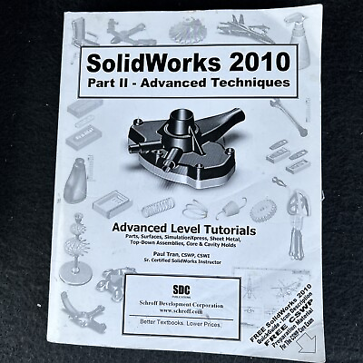 #ad SolidWorks 2010 Part II Advanced Techniques $25.99