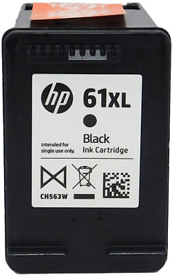 #ad HP 61XL Black Ink Cartridge CH563WN GENUINE $27.99
