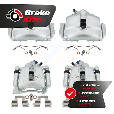 #ad Front Rear Brake Caliper Kit For 2009 2011 Volkswagen CC FWD with 2.0L $260.16