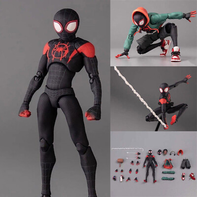 #ad Hot Spider Man Into the Spider Verse Miles Action Figure Toys SV Action KO Ver. $43.97