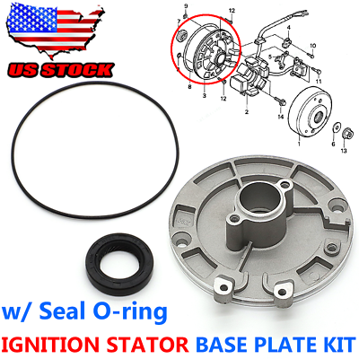 #ad Ignition Stator Base Plate Seal O ring Kit For Honda CRF50F 70F Z50R CT70 TRX90 $20.39