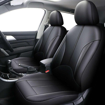 Leather Full Set Car Seat Cover Waterproof Cushion Universal for Sedan SUV Truck $41.99