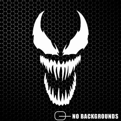 #ad Venom Decal Sticker Bike Helmet Car Truck Window Motorcycle Marvel Skull 2pk USA $4.99