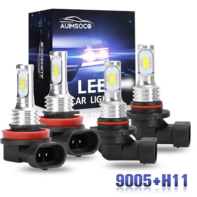 #ad For 07 13 Chevy Silverado 1500 2500 3500 Led Headlights Lamps Bulbs Replacement $28.99