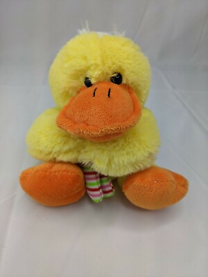 #ad Yellow Duck Plush 6 Inch Bayview Flowers Stuffed Animal Toy $8.05