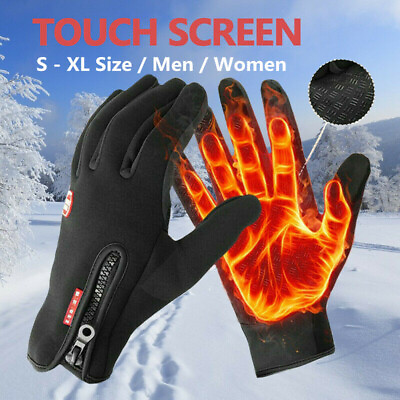 Thermal Windproof Waterproof Winter Gloves Touch Screen Warm Mittens Men Women $8.57