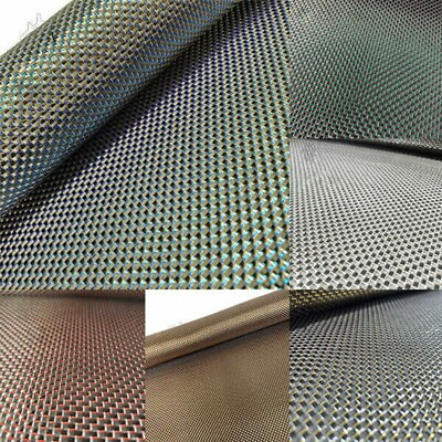 #ad #ad 250G 3K Metallic Carbon fiber reflection mixed fabric Plain Weave cloth 50*100cm $36.79