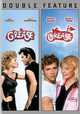 #ad Grease 1978 Grease 2 1982 DVD Very Good Maxwell CaulfieldMichelle $6.99