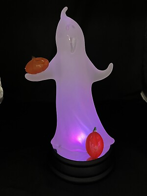 #ad Vintage 2002 Avon 12quot; Halloween Illuminated Color Changing LED Glowing Ghost $25.00