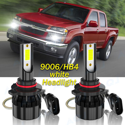 #ad LED Headlight Kit 9006 6000K White Bulbs Low Beam for Chevy Colorado 2004 2012 $16.79