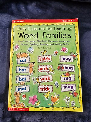 #ad Easy Lessons For Teaching Word Families $9.99