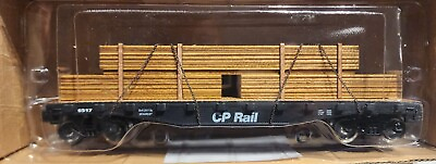 #ad #ad Menards O Scale Flat Car with Lumber Load Canadian Pacific #6517 $54.99