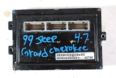 #ad 1999 JEEP GRAND CHEROKEE 4.7L ENGINE COMPUTER P56044427AE $200.00