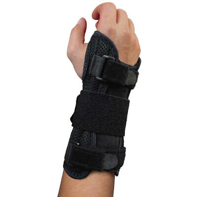 #ad Blue Jay Dlx Wrist Brace Black for Carpal Tunnel Right Lg XL $35.99